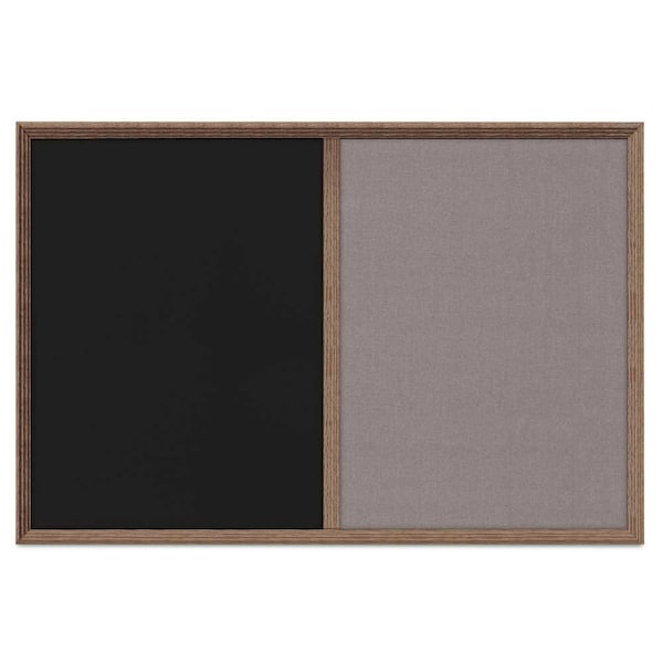 Enclosed Corkboard, 1 Door, 48"x36", 4" Fra